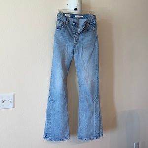 Levi’s ribcage split flare